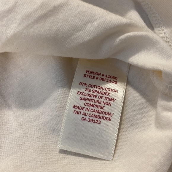 NORTHERN Reflections Women's White Tank Top  (Size Small) - Picture 8 of 8